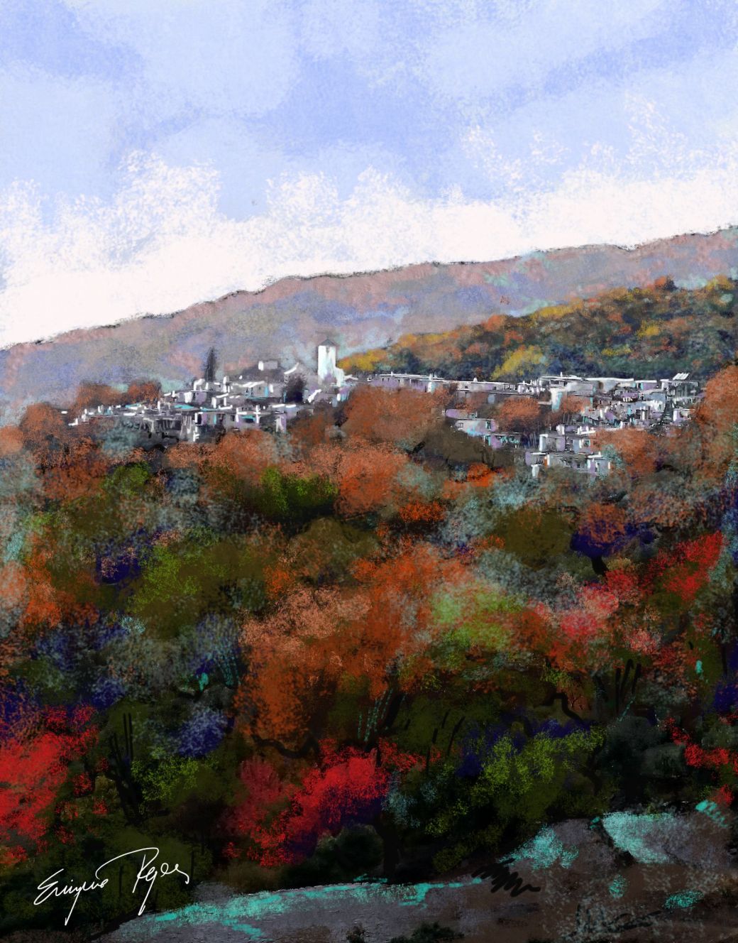 otoño en la alpujarra
